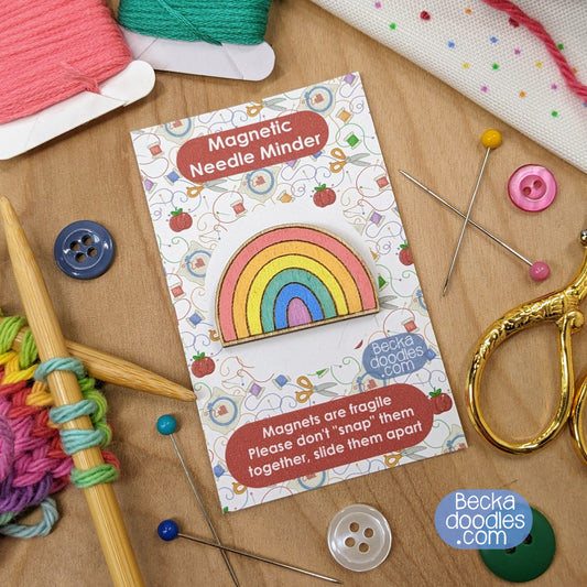 Painted Rainbow Needle Minder