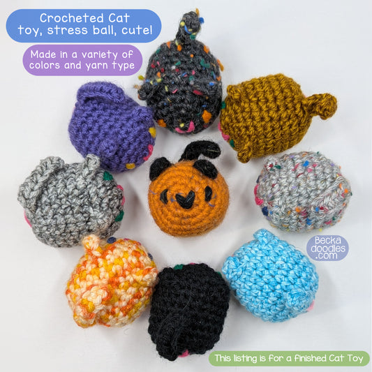 Crochet Cat Ball Toy