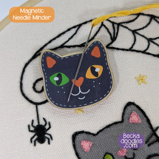 Halloween Cat Needle Minder