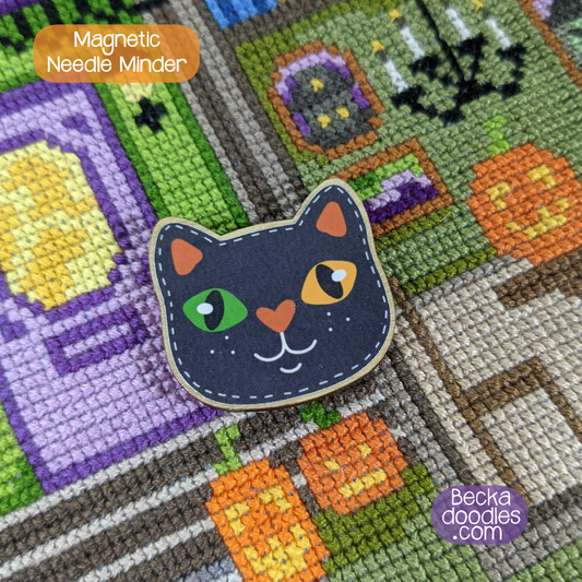 Halloween Cat Needle Minder