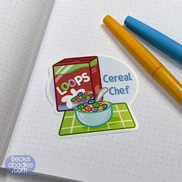 Cereal Chef Sticker