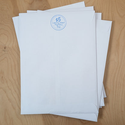 Mystery Coloring Sheet Bags - $5