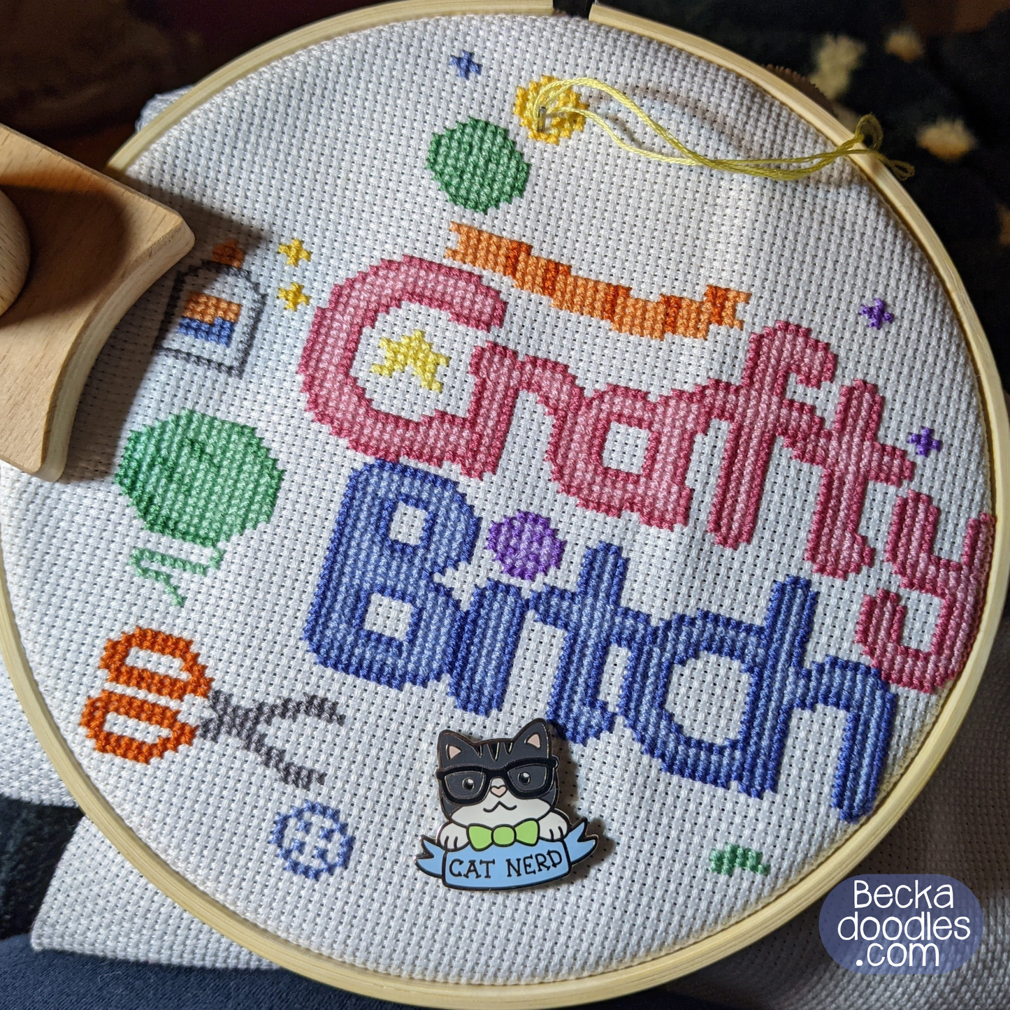 Crafty B*tch Cross Stitch Pattern