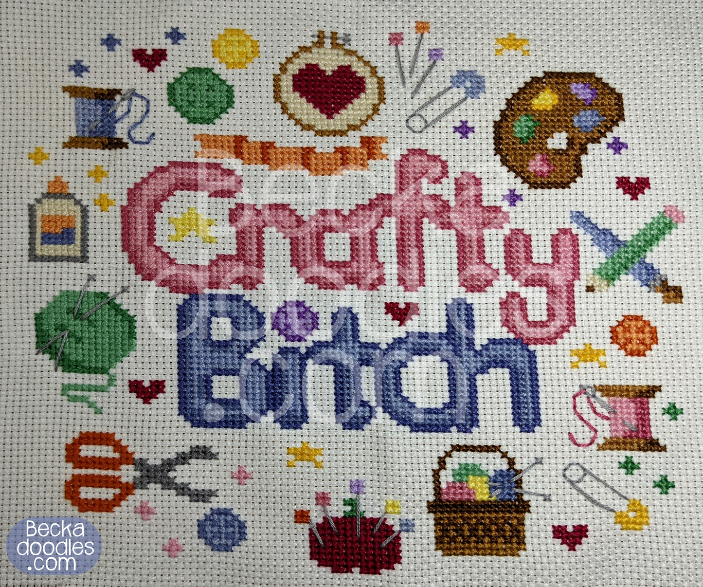 Crafty B*tch Cross Stitch Pattern