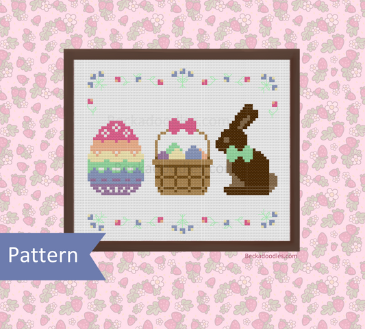 Easter Cuties Cross Stitch Pattern