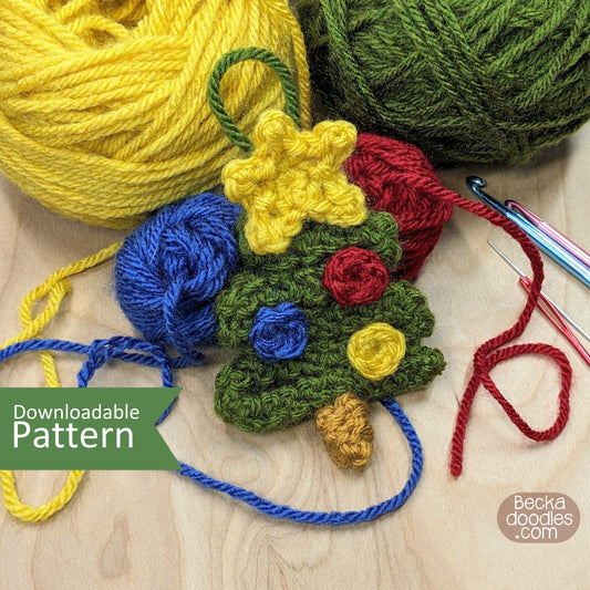Crochet Christmas Tree Ornament Pattern