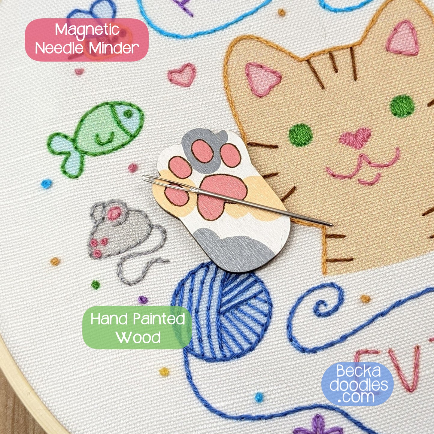 Toe Beans Cat Paw Needle Minder