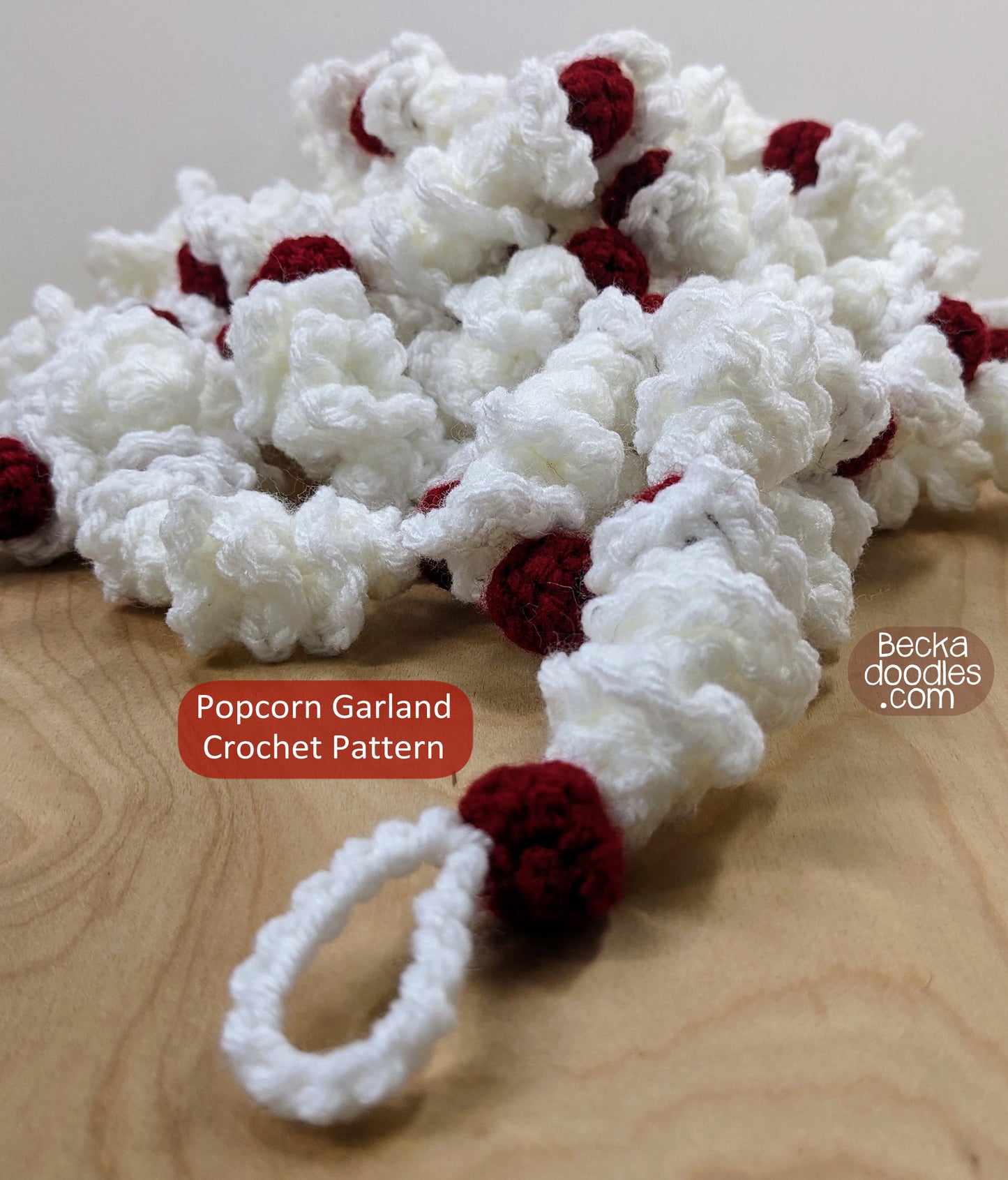 Crochet Popcorn Garland Pattern
