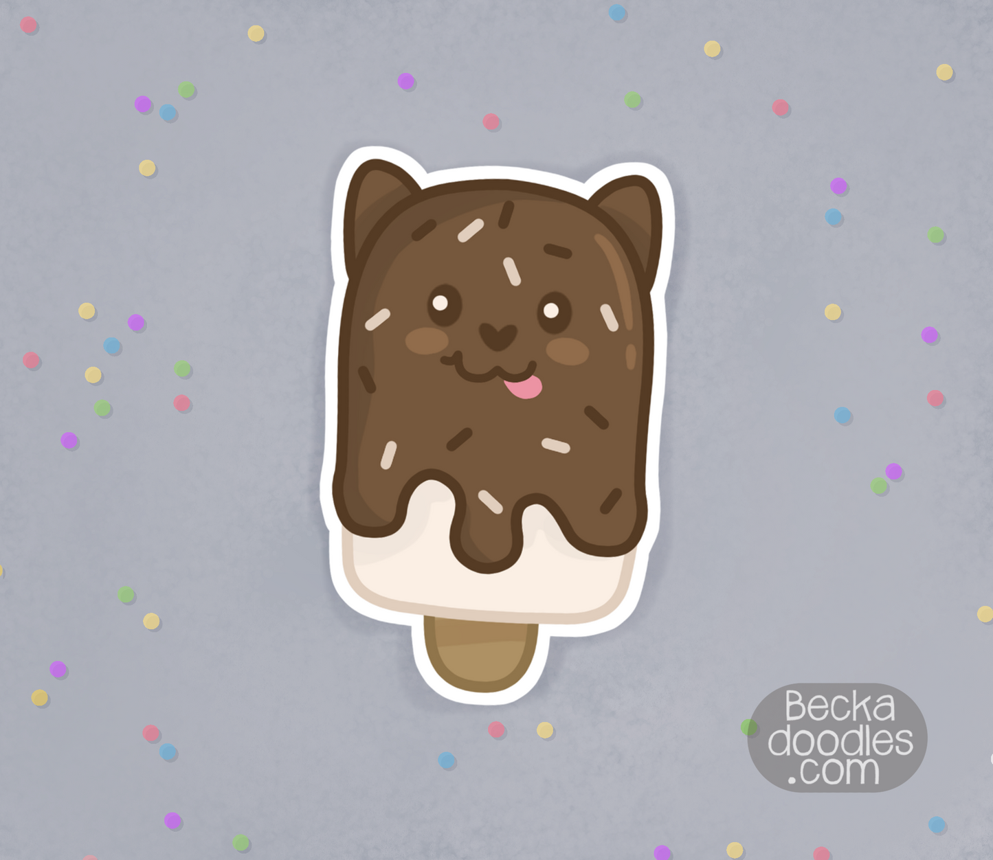 Catsicle Sticker