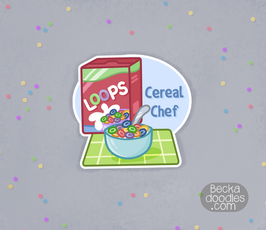 Cereal Chef Sticker