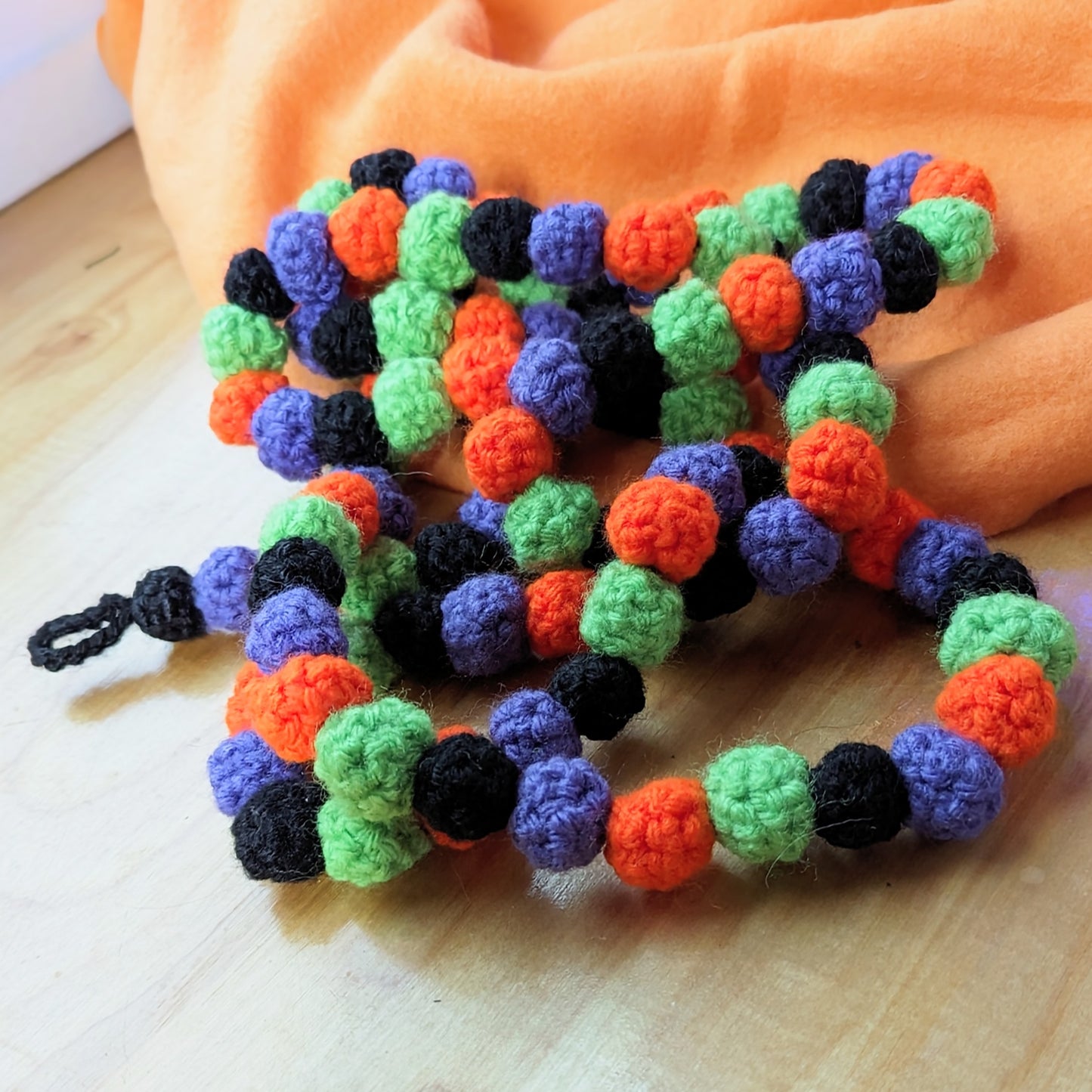 Handmade Halloween Crocheted Garland