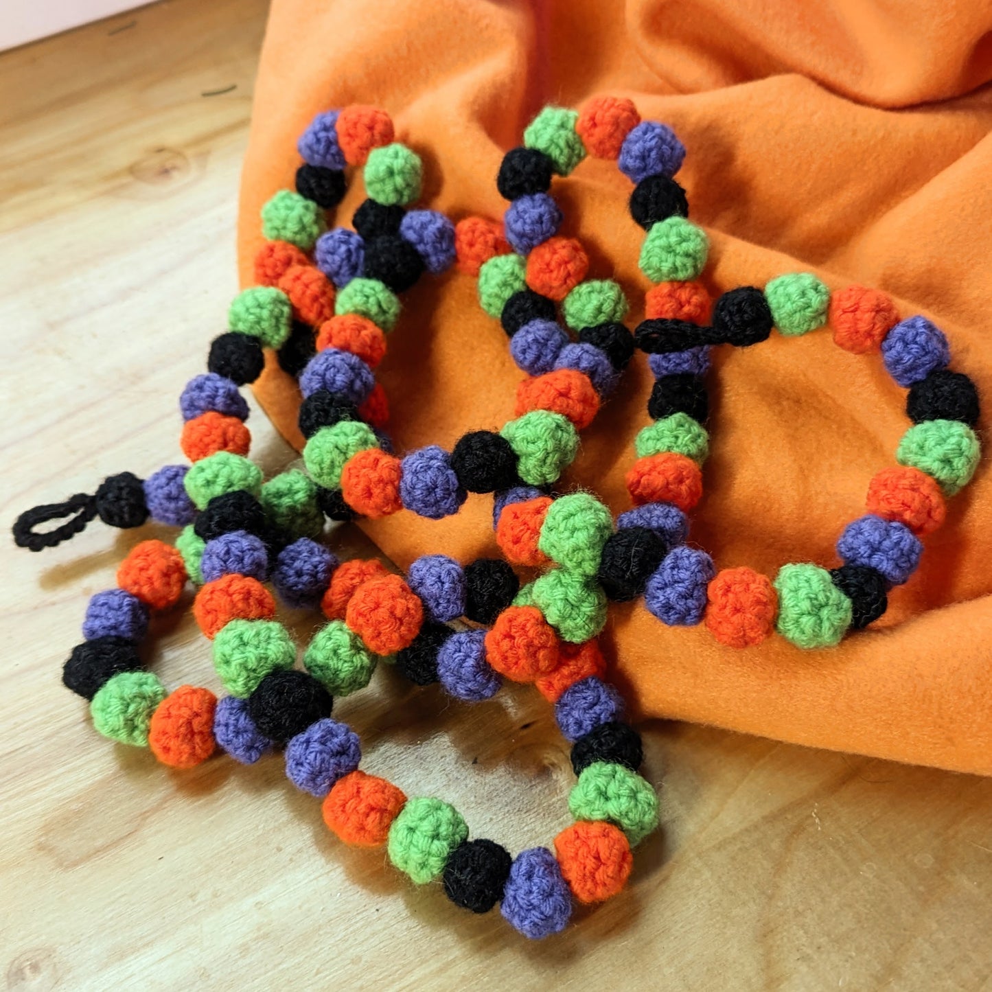 Handmade Halloween Crocheted Garland
