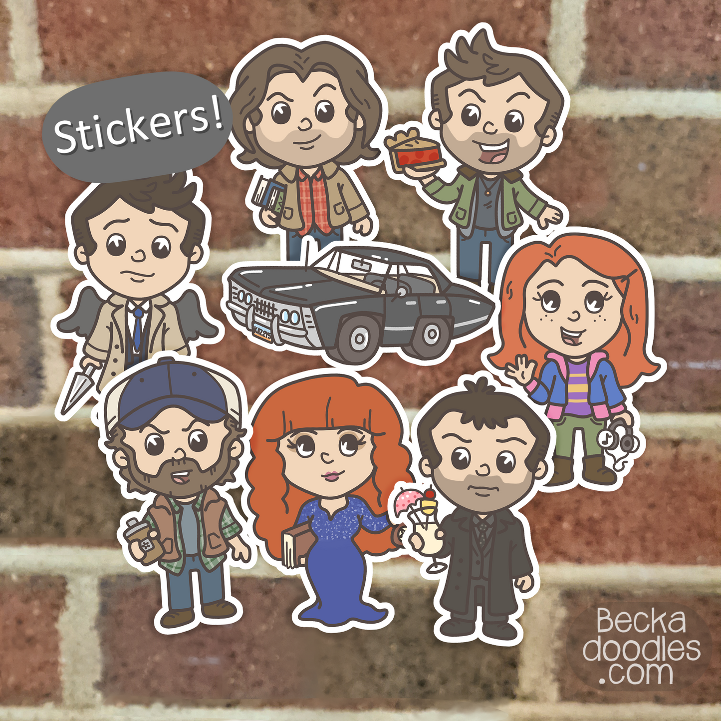 Supernatural Stickers