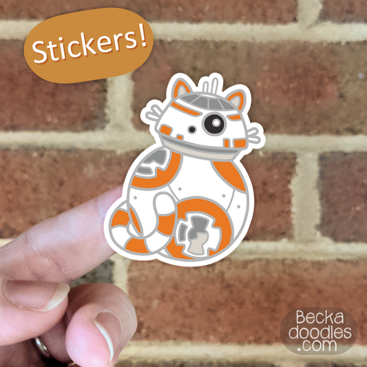 Cat Robot Sticker