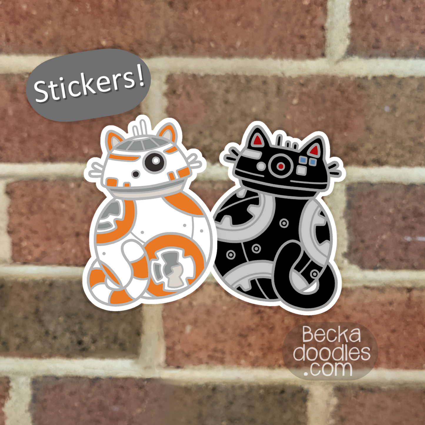 Cat Robot Sticker