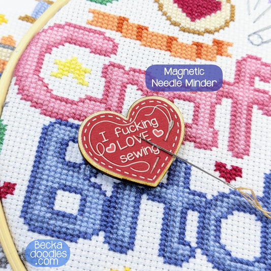 I F*ing Love Sewing Needle Minder