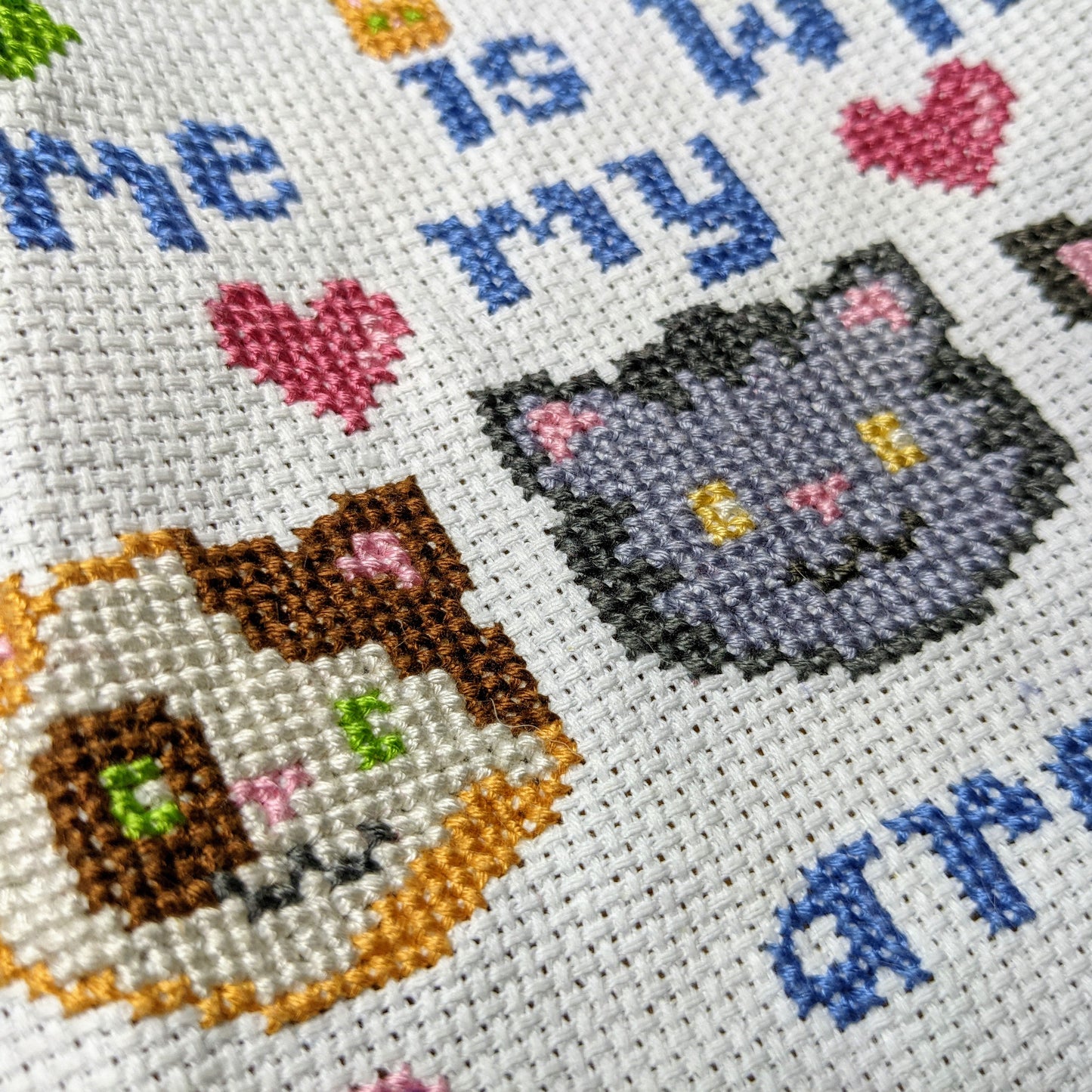 Home Is Where My Cats Are! Cross Stitch Pattern