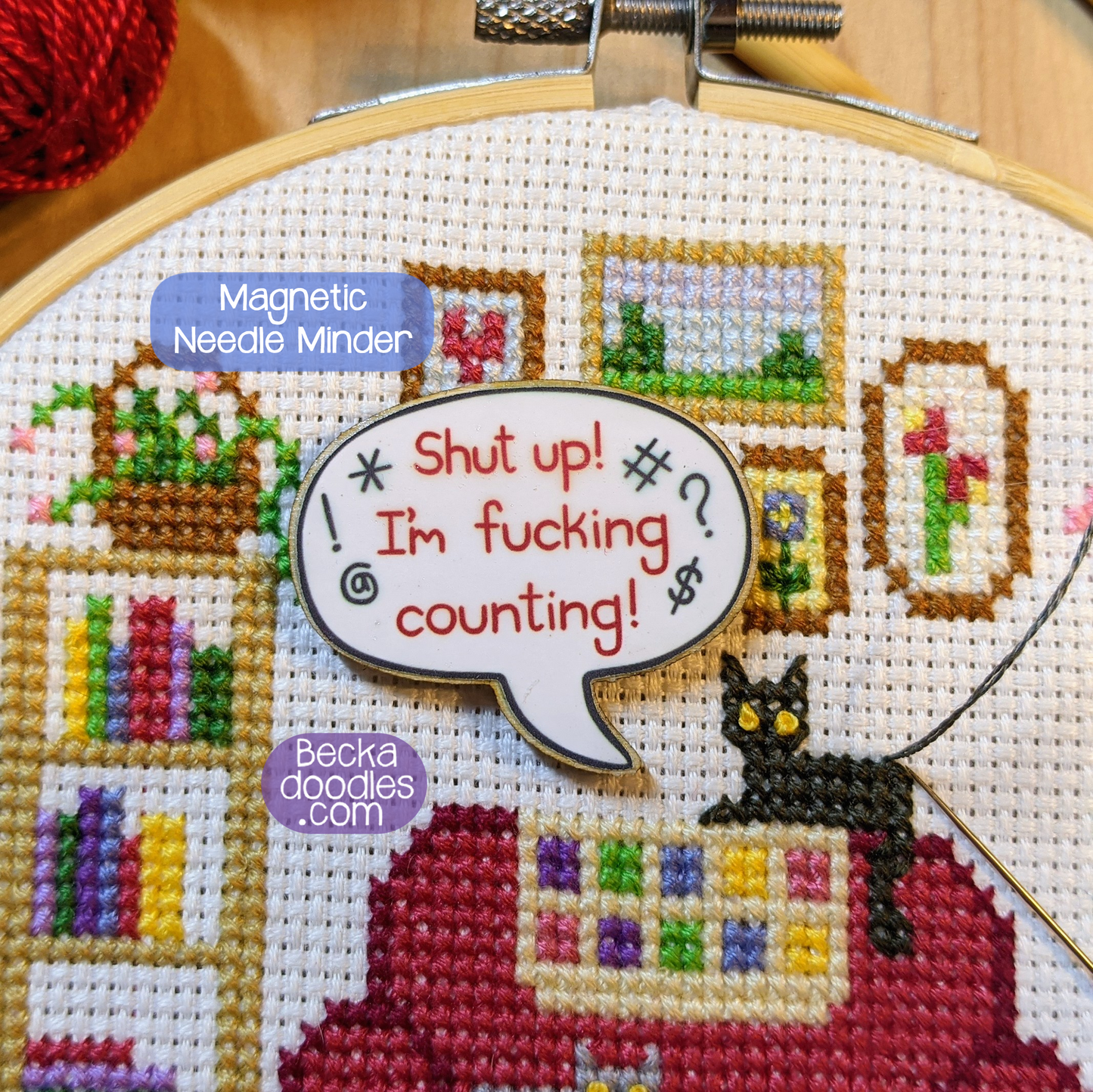 Shut Up! I'm F*ing Counting! Needle Minder