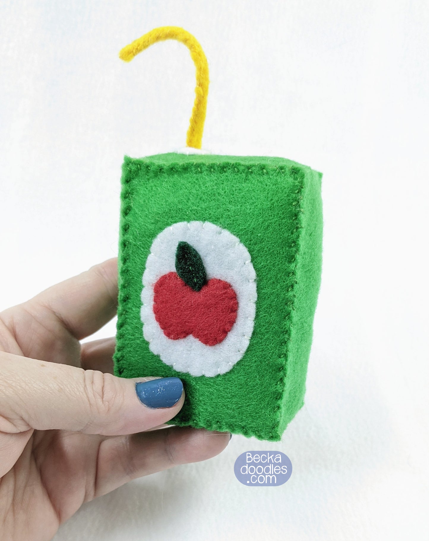 Juice Box Felt Sewing Pattern