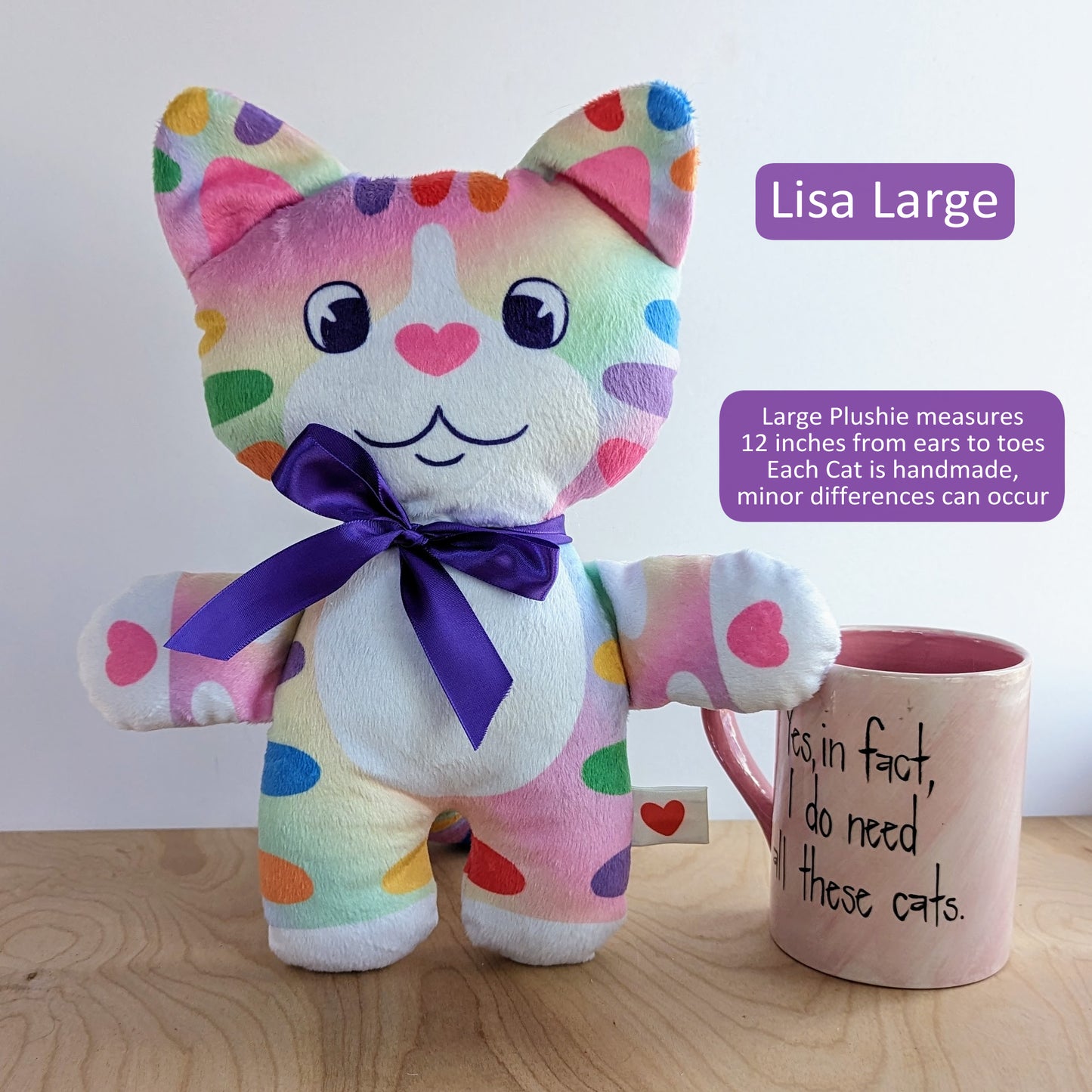 Rainbow Cat Plushie