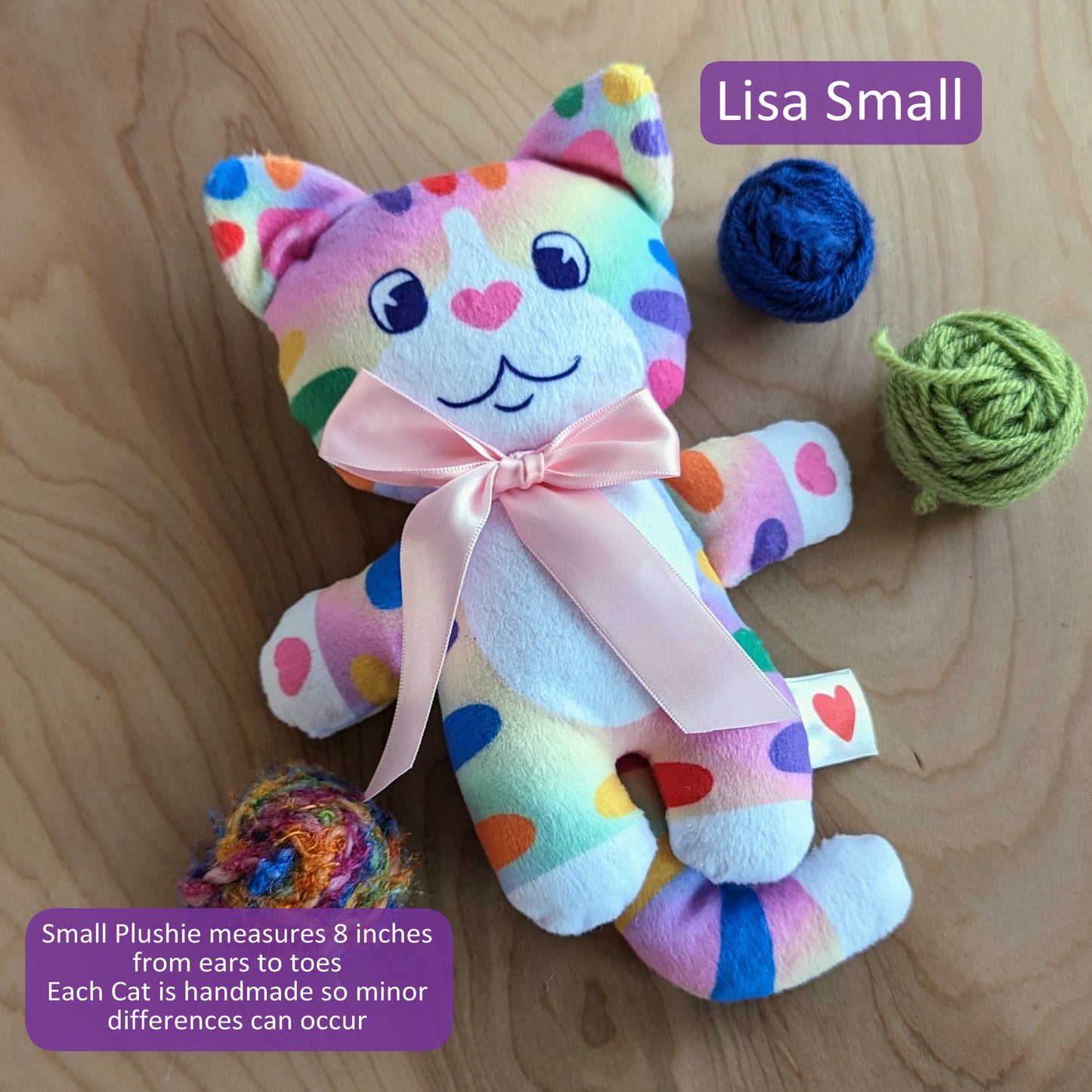 Rainbow Cat Plushie