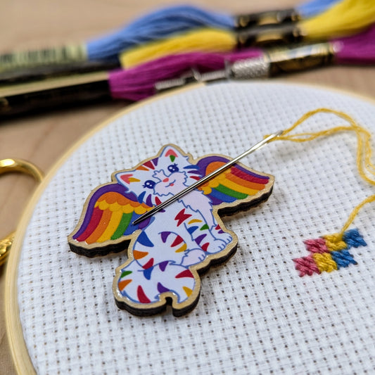 Rainbow Fairy Cat Needle Minder