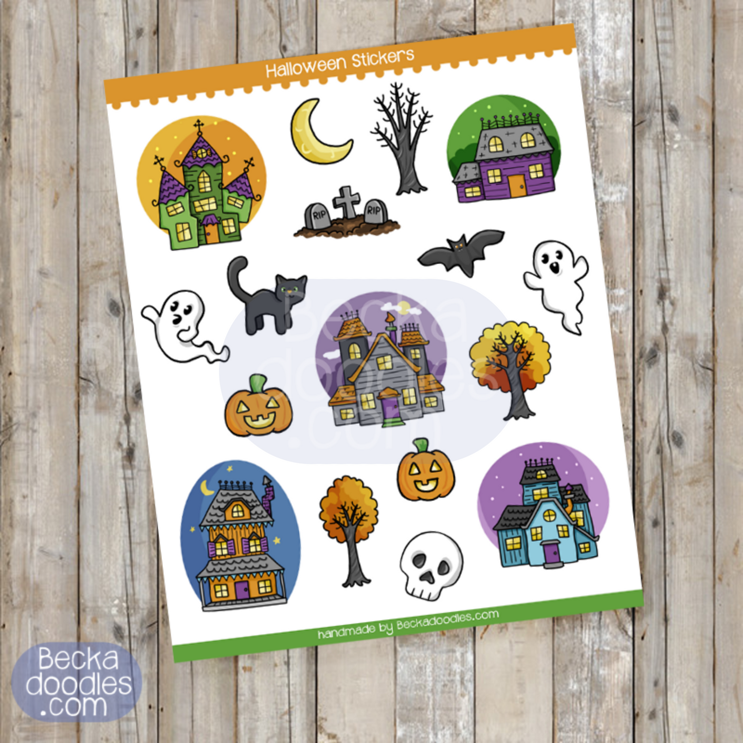 Halloween Sticker Sheet