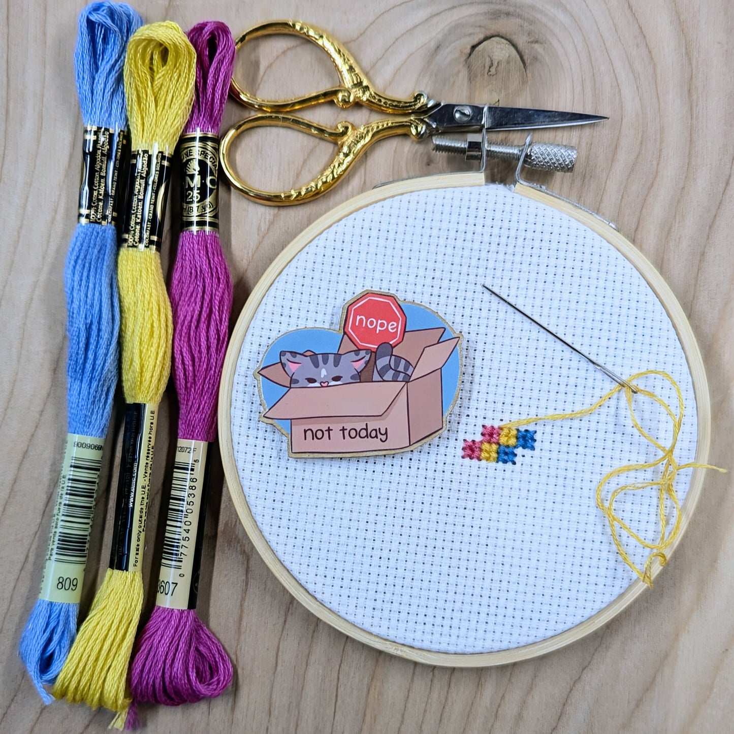 Not Today Needle Minder