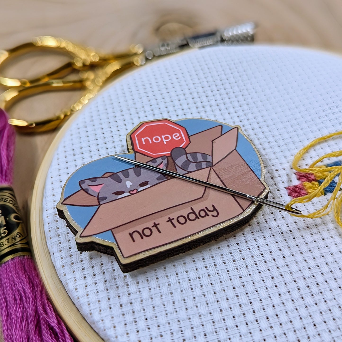 Not Today Needle Minder