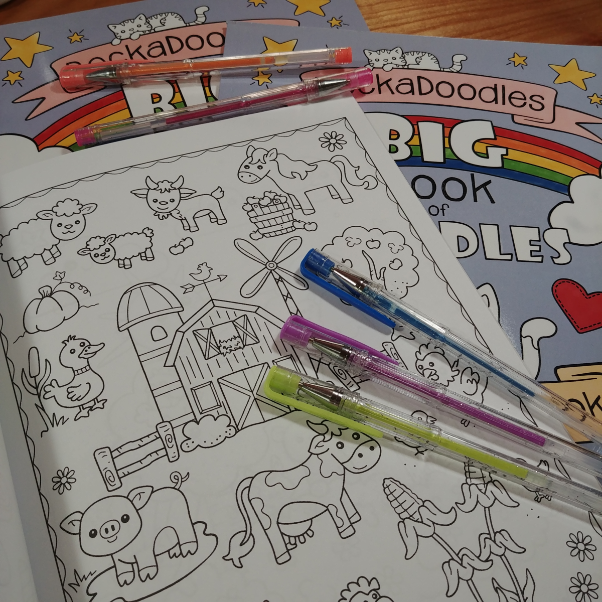 Beckadoodles Big Book of Doodles Coloring Book