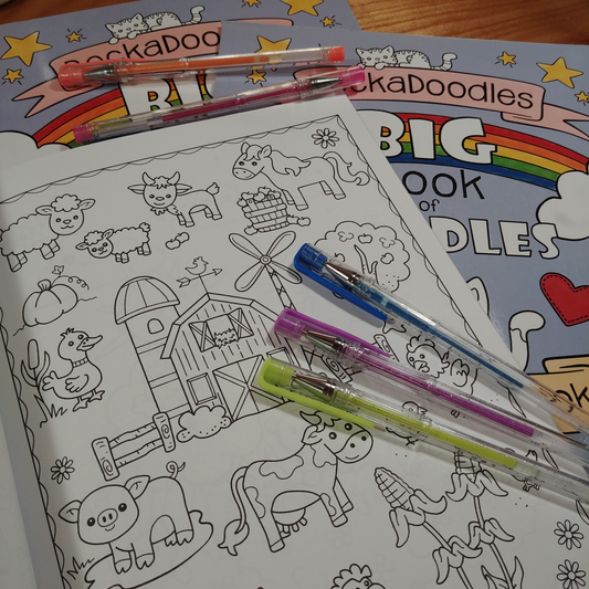 Beckadoodles Big Book of Doodles Coloring Book