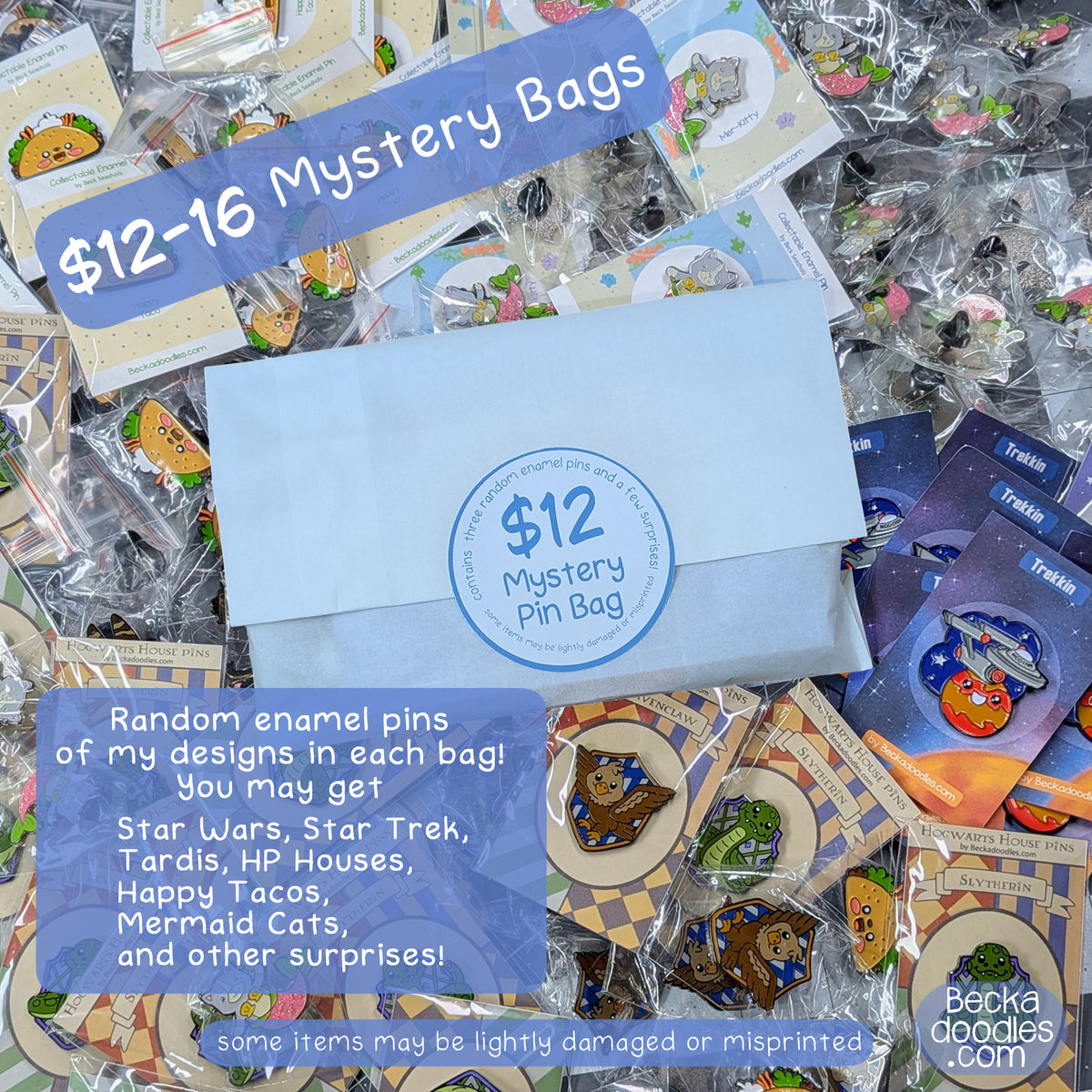 Mystery Pin Bags