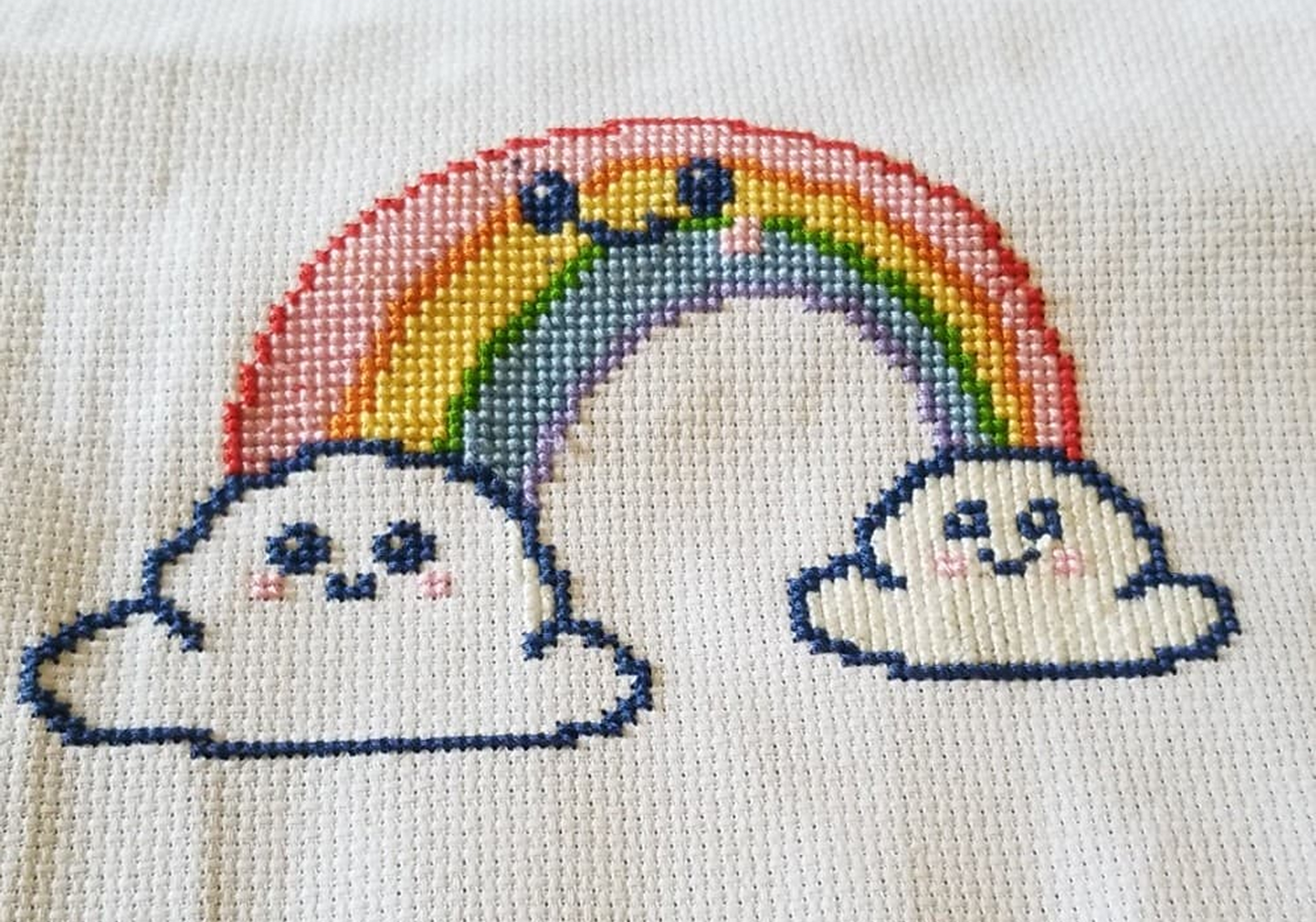 Over It Rainbow Cross Stitch Pattern