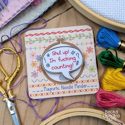 Shut Up! I'm F*ing Counting! Needle Minder