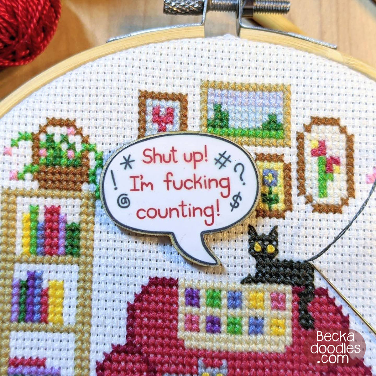 Shut Up! I'm F*ing Counting! Needle Minder