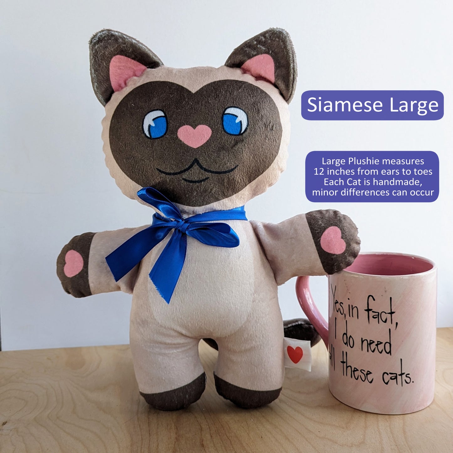 Siamese Cat Plushie