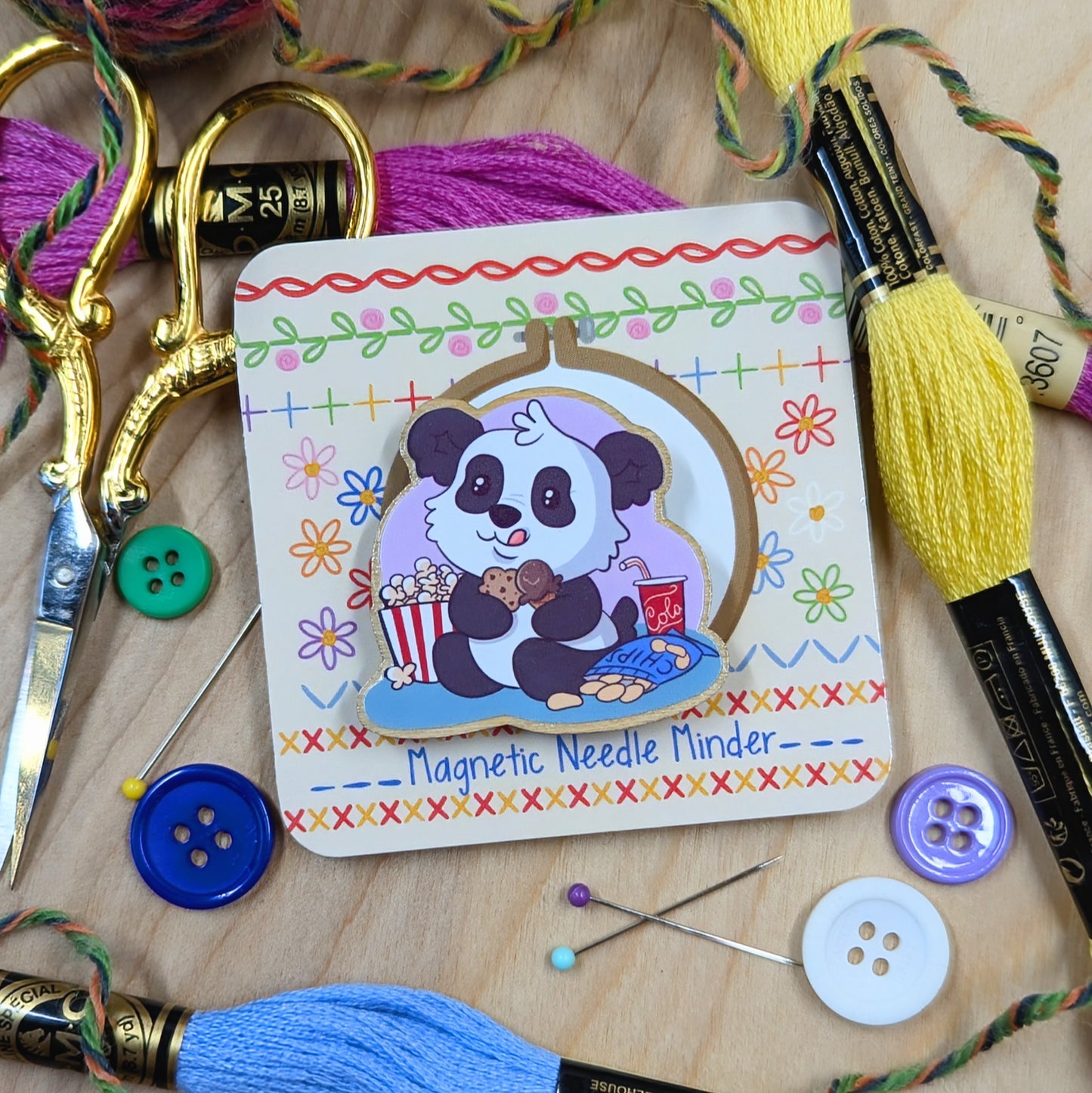 Snack Panda Needle Minder