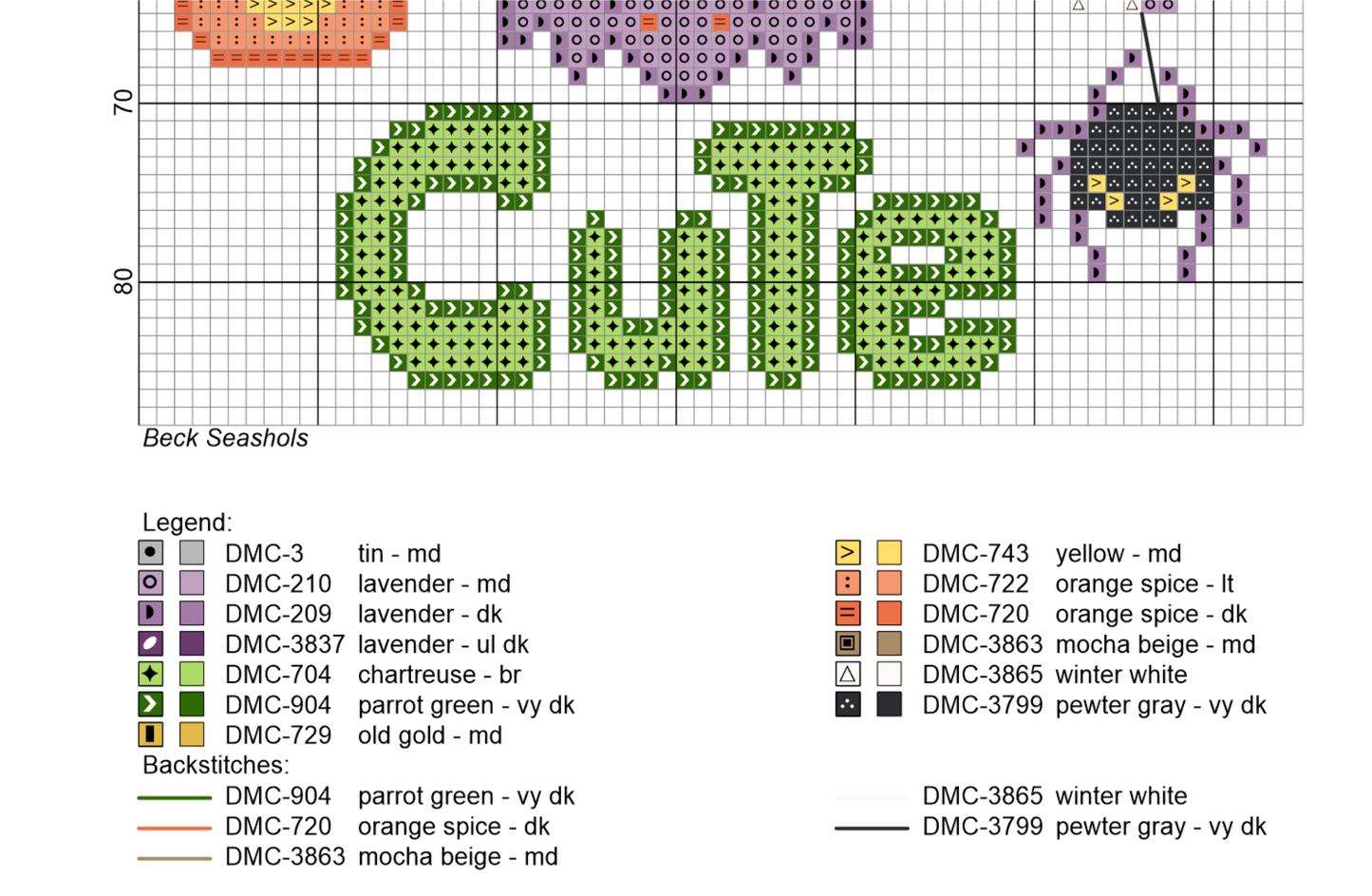 Spooky Cute Halloween Cross Stitch Pattern