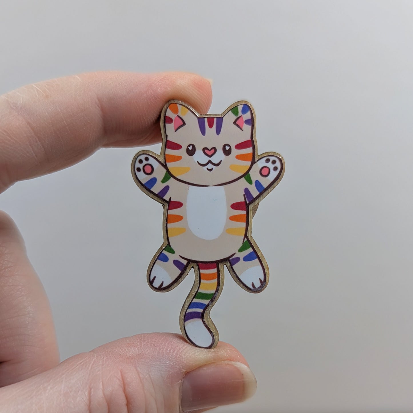 Rainbow Cat Needle Minder
