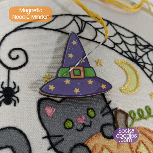 Halloween Witch Hat Needle Minder